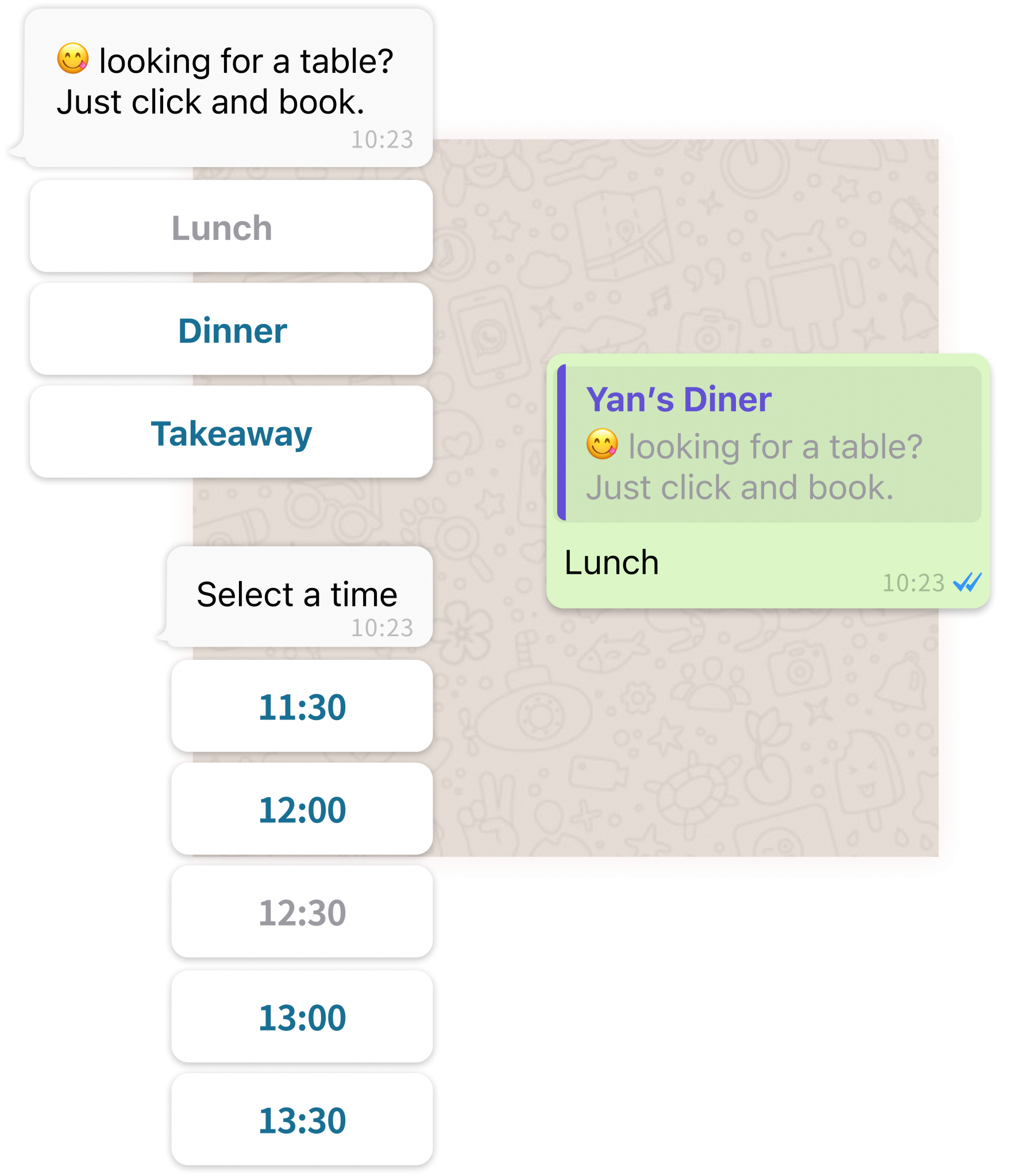 canteen booking