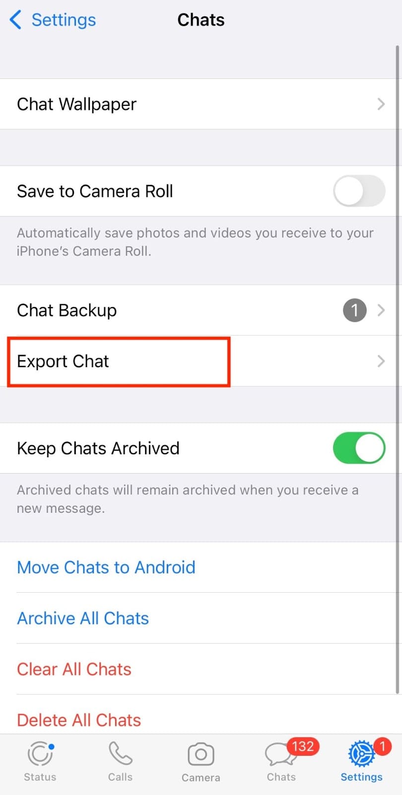 Export WhatsApp Chats for free