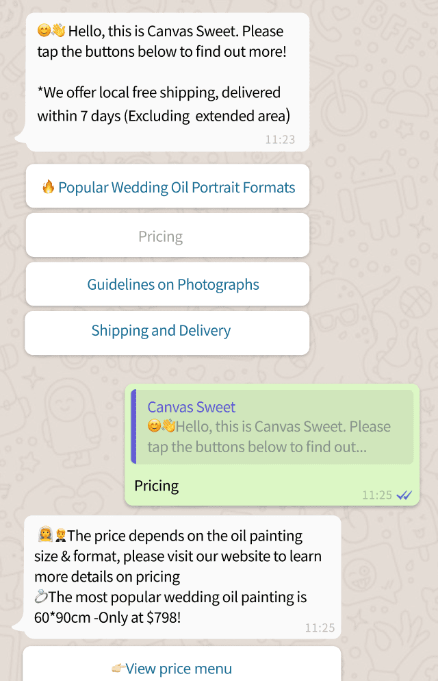 WhatsApp Business API chatbots