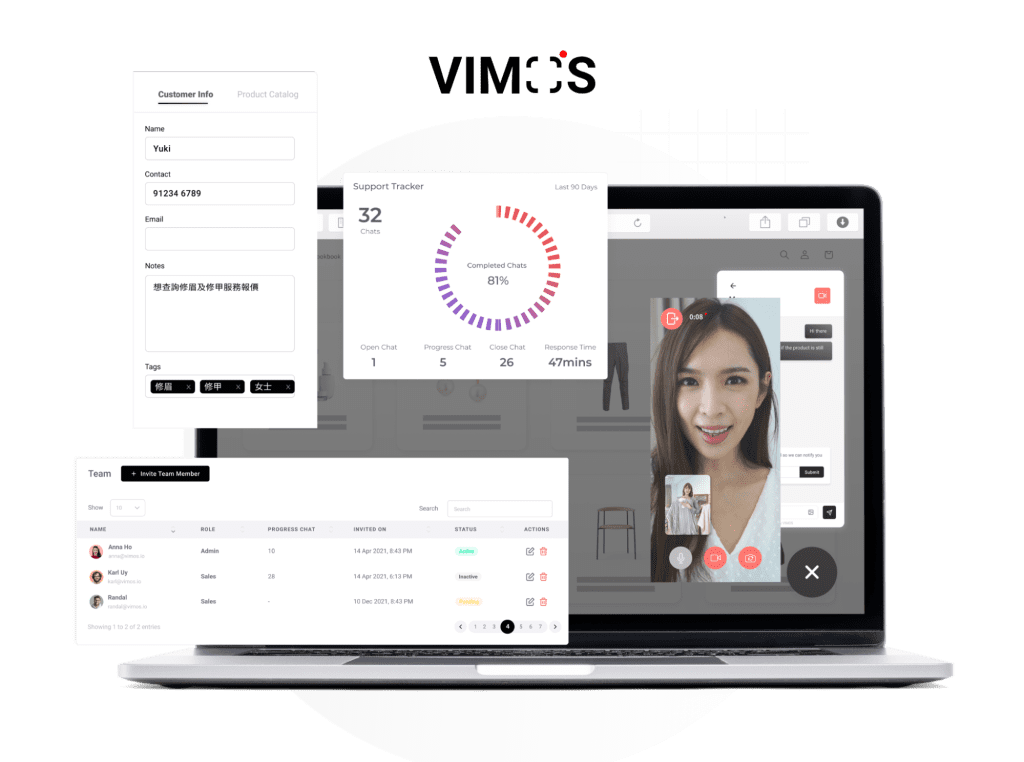 VIMOS facilitates conversational commerce